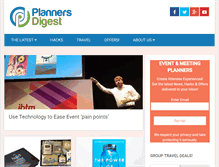 Tablet Screenshot of plannersdigest.com